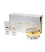 Skin Town Gold unikátní pěstící krém se zlatem v dárkové kazetě 60ml + 15ml + 15ml